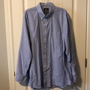 Stafford Travel Wrinkle-Free Fitted Oxford - Size 18 36/37